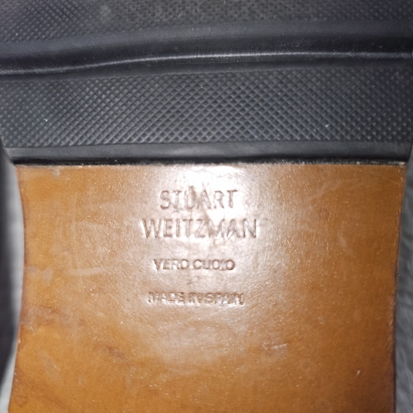 Stuart Weitzman Metro Black Patent Leather Lace-Up Oxfords – Size 9 - Picture 13 of 14